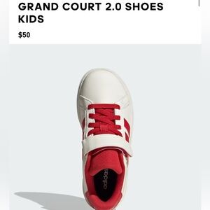 Adidas Kids' Sneakers in Red and White NEW IN BOX